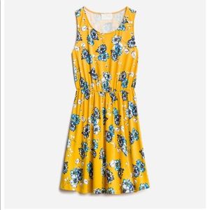 Sleeveless Yellow Dress